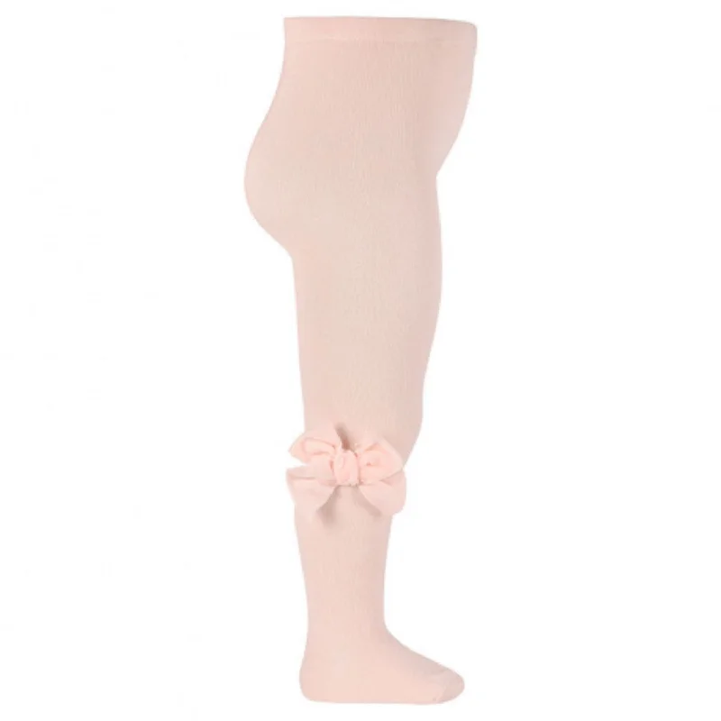 Cóndor Dusty Rose Cotton Tights w. Bow