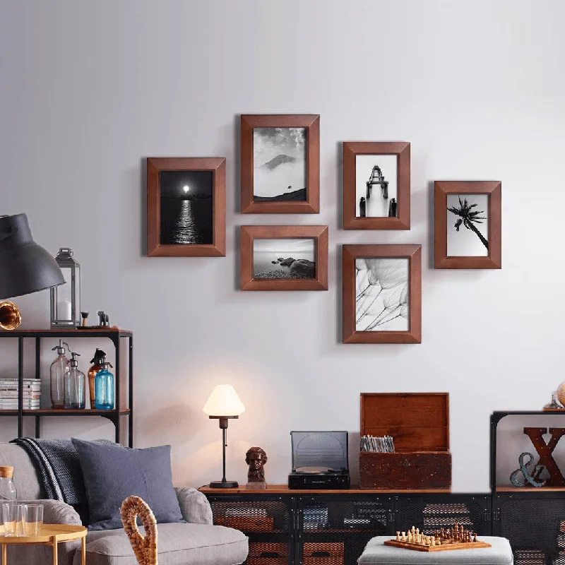 Geometry 1Piece Wall Photo Frame Family Wooden Picture Frame Desktop Picture Sets Square Picture Photo Holder from Xiaomi Youpin