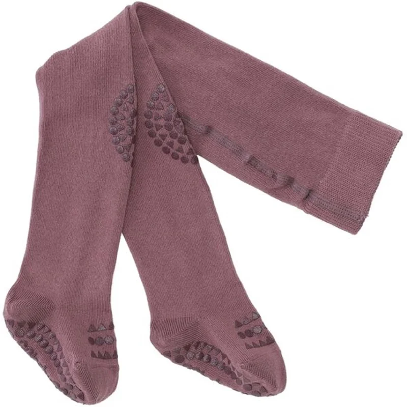 GObabyGO Crawling Tights Misty Plum