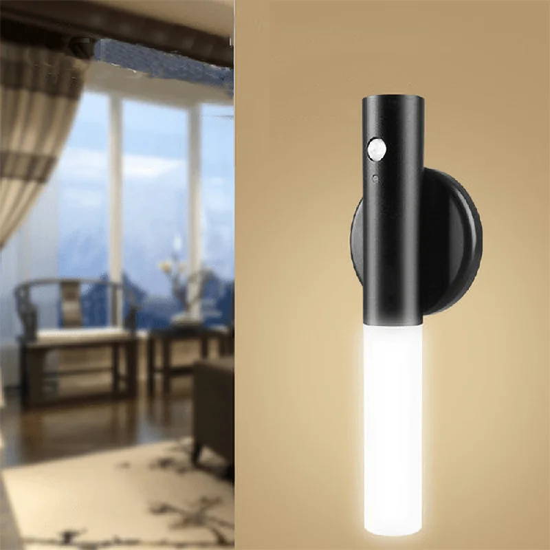 LED Night Light Motion Sensor Lights Corridor Closet Stair Room Lamps Bedroom Cabinet Energy Saving Night Lamp