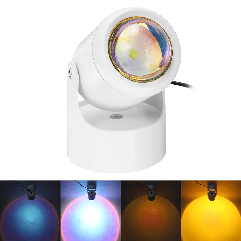 LED Sunset Projection Lamp Decoration Floor Bedroom Atmosphere Light Table Lamp