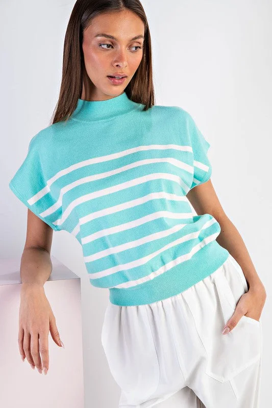 Short Sleeve Striped Top