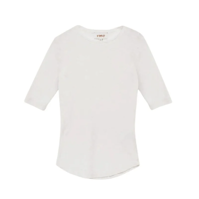 Charlotte Short Sleeve Top (White)