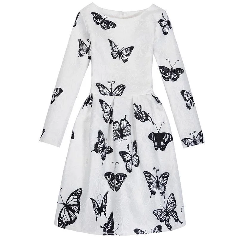 Butterfly Design Cotton Dress