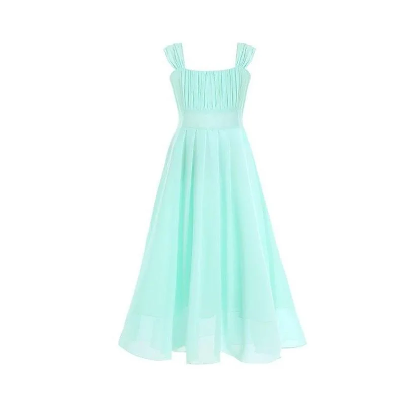 Flower Girl Formal Long Dress