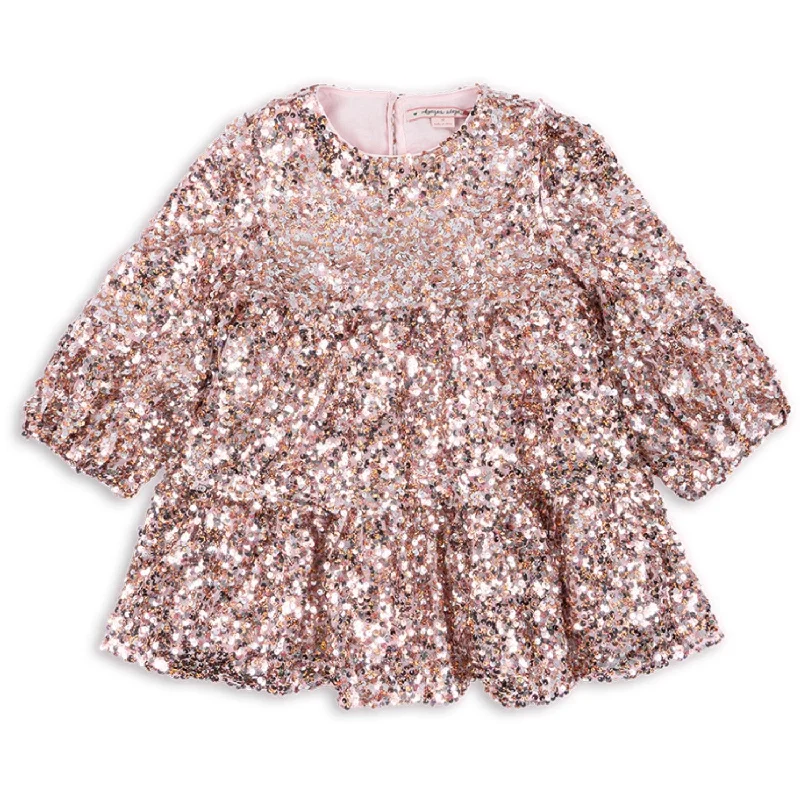 Konges Sløjd Grey/Rosa Lila Sequins Dress