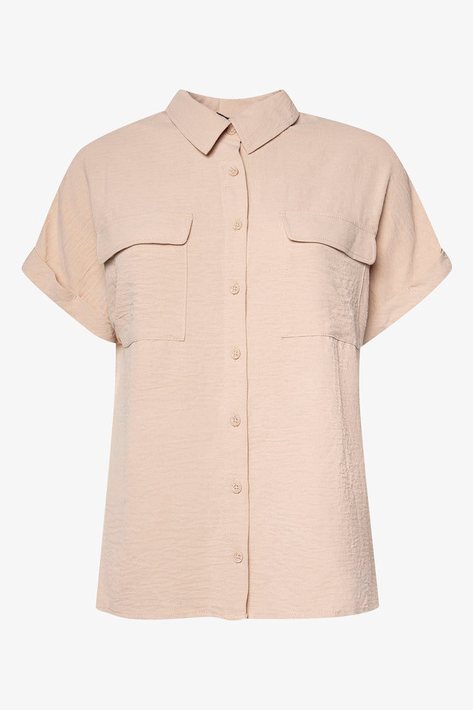 Utility Short Sleeve Shirt Natural