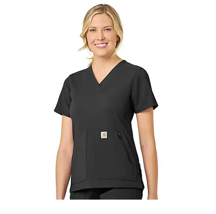 Carhartt Women's Rugged Flex® 4 Pocket V-Neck Scrub Top