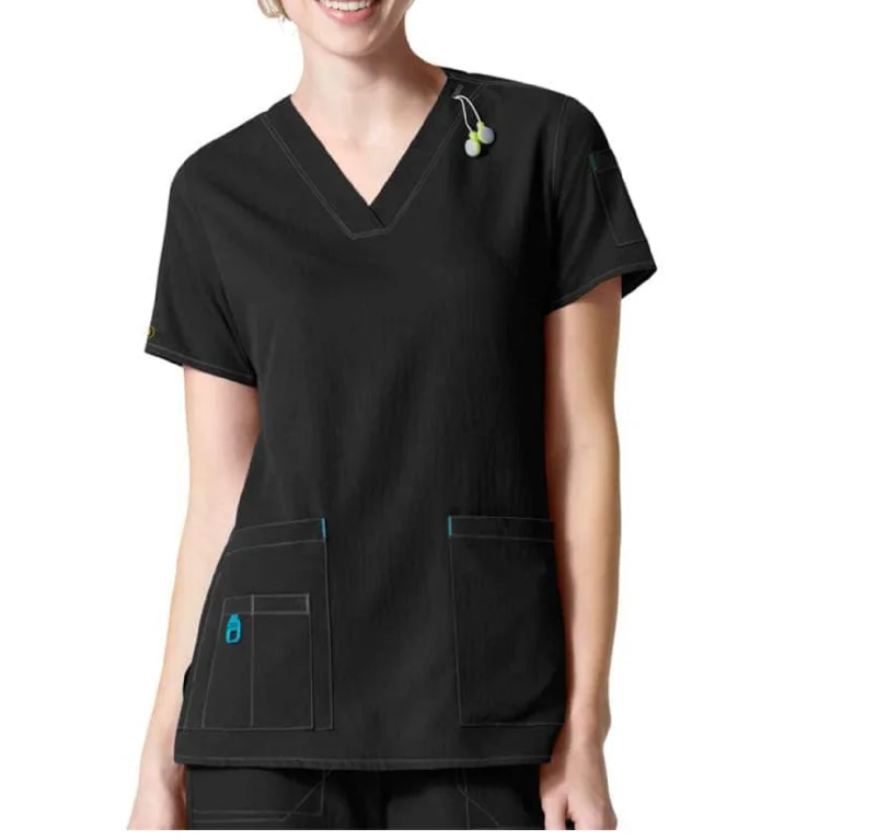 Carhartt Women's Cross-Flex V-Neck Media Scrub Top