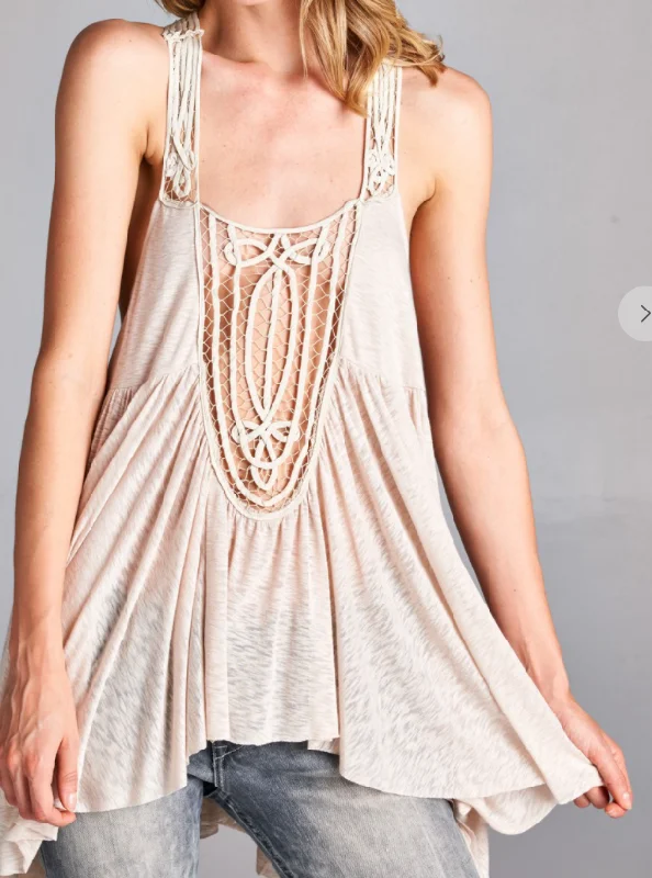 Sleeveless Trapeze Tunic