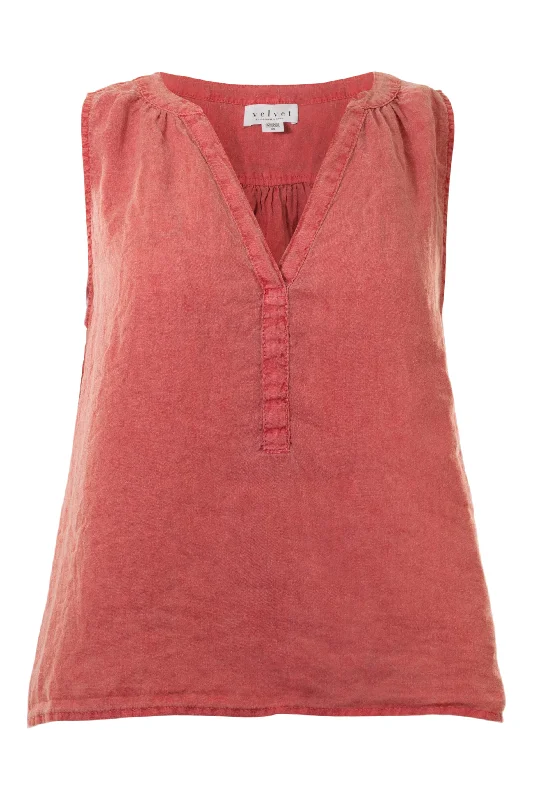 Velvet Tacy Linen Sleeveless Top