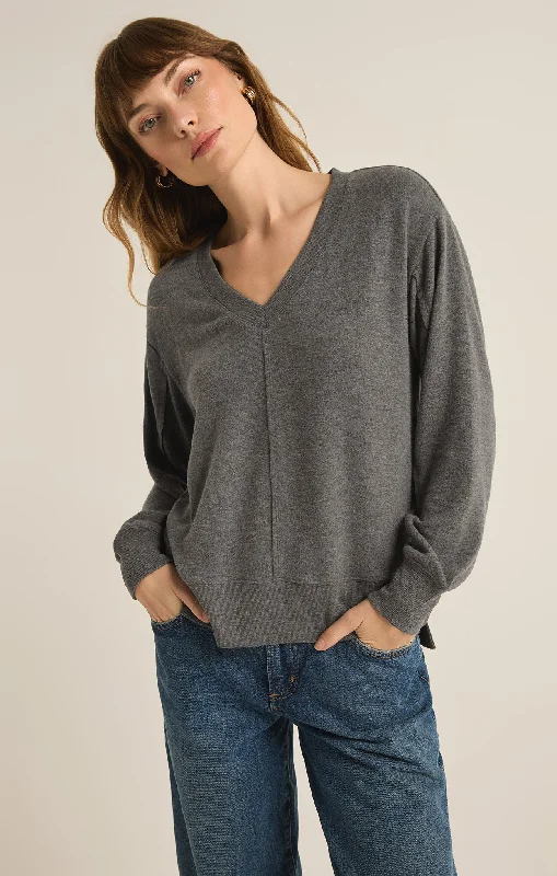 Wilder Cloud V-Neck Longsleeve Top