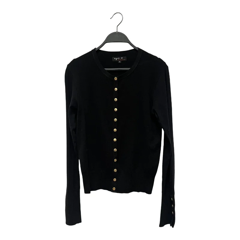 agnes b./Cardigan/Cotton/BLK/