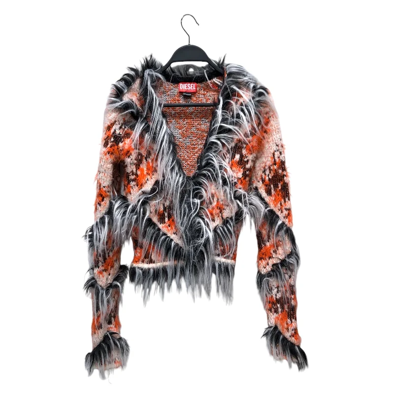 DIESEL/Cardigan/S/All Over Print/ORN/fur cardigan