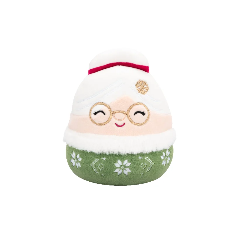 Christmas Squishmallow Nicolette the Pastel Muted Green Mrs Claus with Hair Pin 12" Stuffed Plush by Jazwares