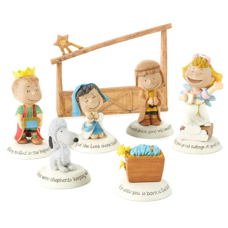 Hallmark Glad Tidings Peanuts® Nativity Set