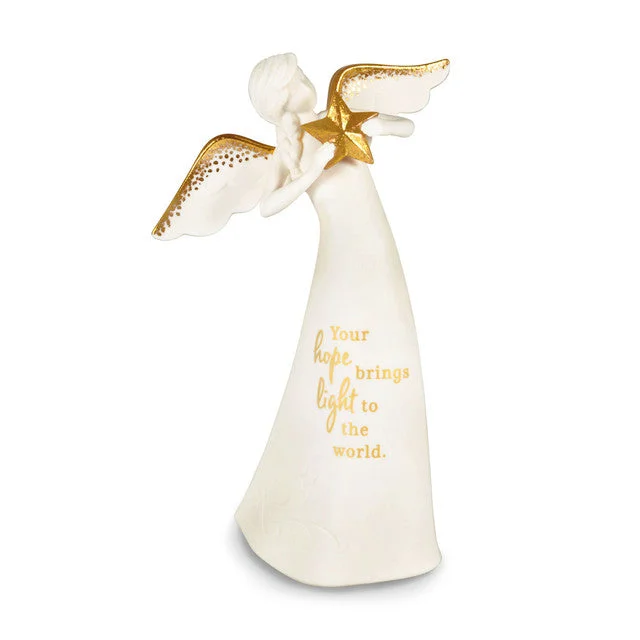 Hallmark Joanne's Angels Prayers of Peace Angel Figurine, 8.7"