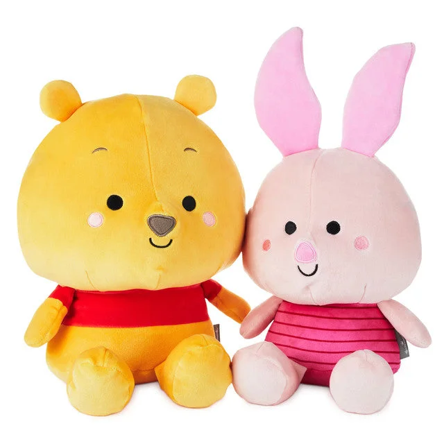 Hallmark Large Better Together Disney Winnie the Pooh and Piglet Magnetic Plush Pair, 11"