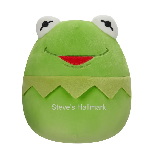 Muppets Squishmallow Kermit the Frog 10" Stuffed Plush by Kelly Toy Jazwares