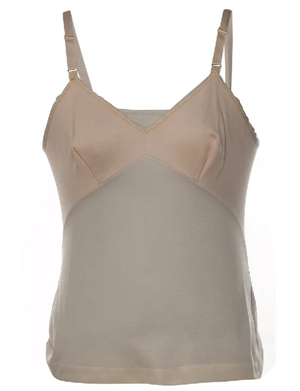 Classic Beige Cami Top - M