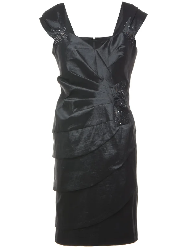 Dark Grey Evening Dress - L