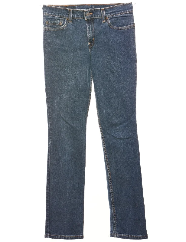 Dark Wash Tight Fit Levi's Jeans - W28 L30