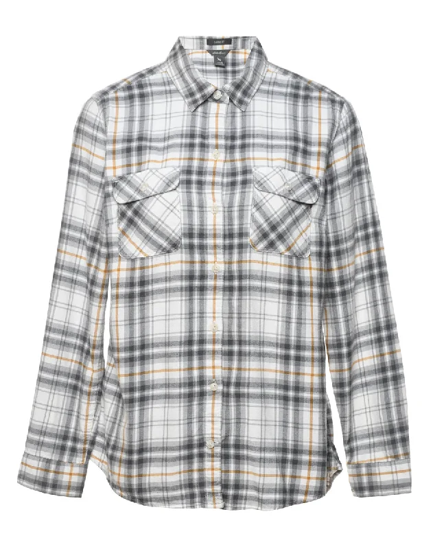 Eddie Bauer Checked Shirt - M